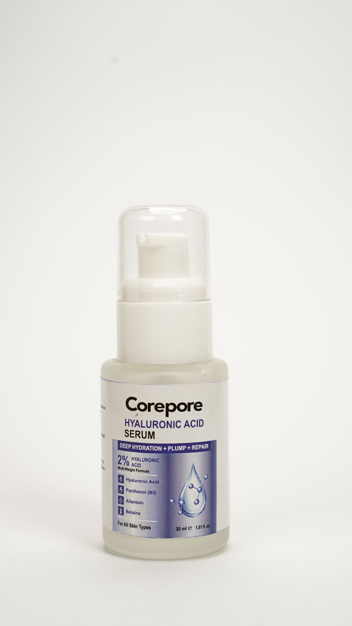 2% Hyaluronic Acid + Panthenol Hydrating Serum