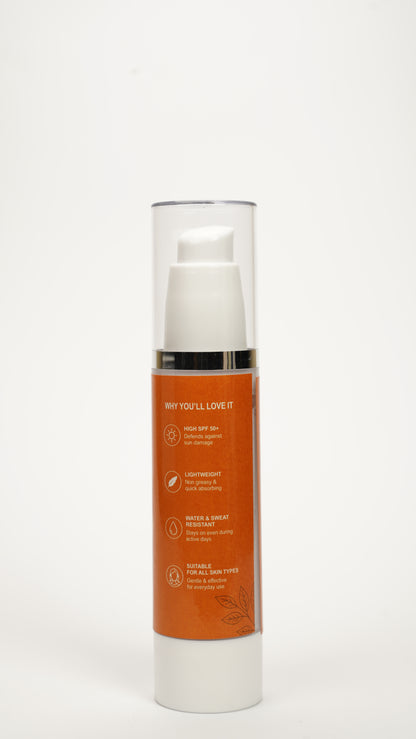 SPF 50+ PA++++ Broad-Spectrum UV Protection Sunscreen