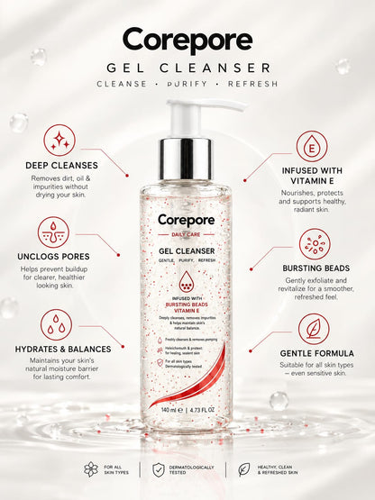 Vitamin E + Glycerin Hydrating Gel Cleanser