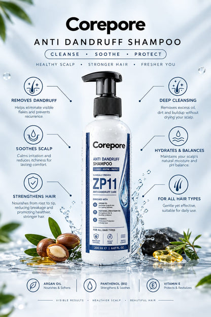 ZP11 + Argan Oil Anti-Dandruff Shampoo
