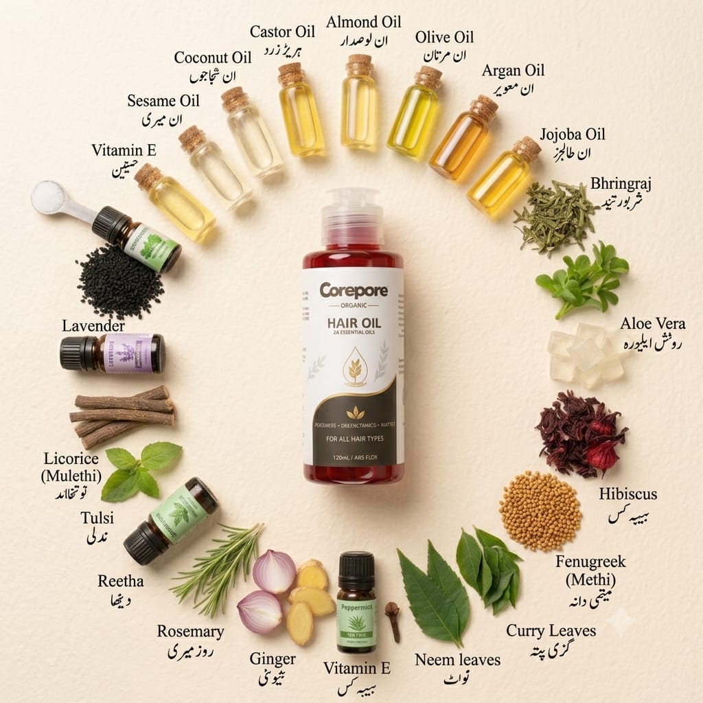 24-Ingredient & Scalp Nourishing Oil