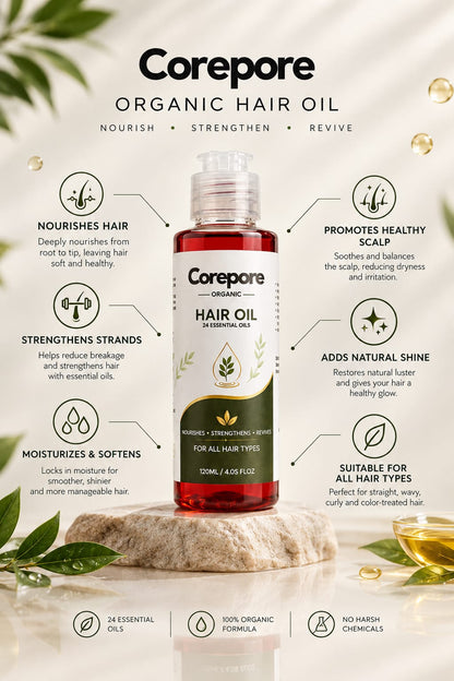 24-Ingredient & Scalp Nourishing Oil