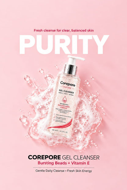 Vitamin E + Glycerin Hydrating Gel Cleanser